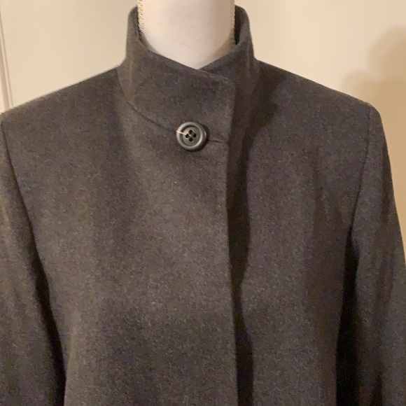 Fleurette Stand Collar Wool Coat 12 - Picture 2 of 9